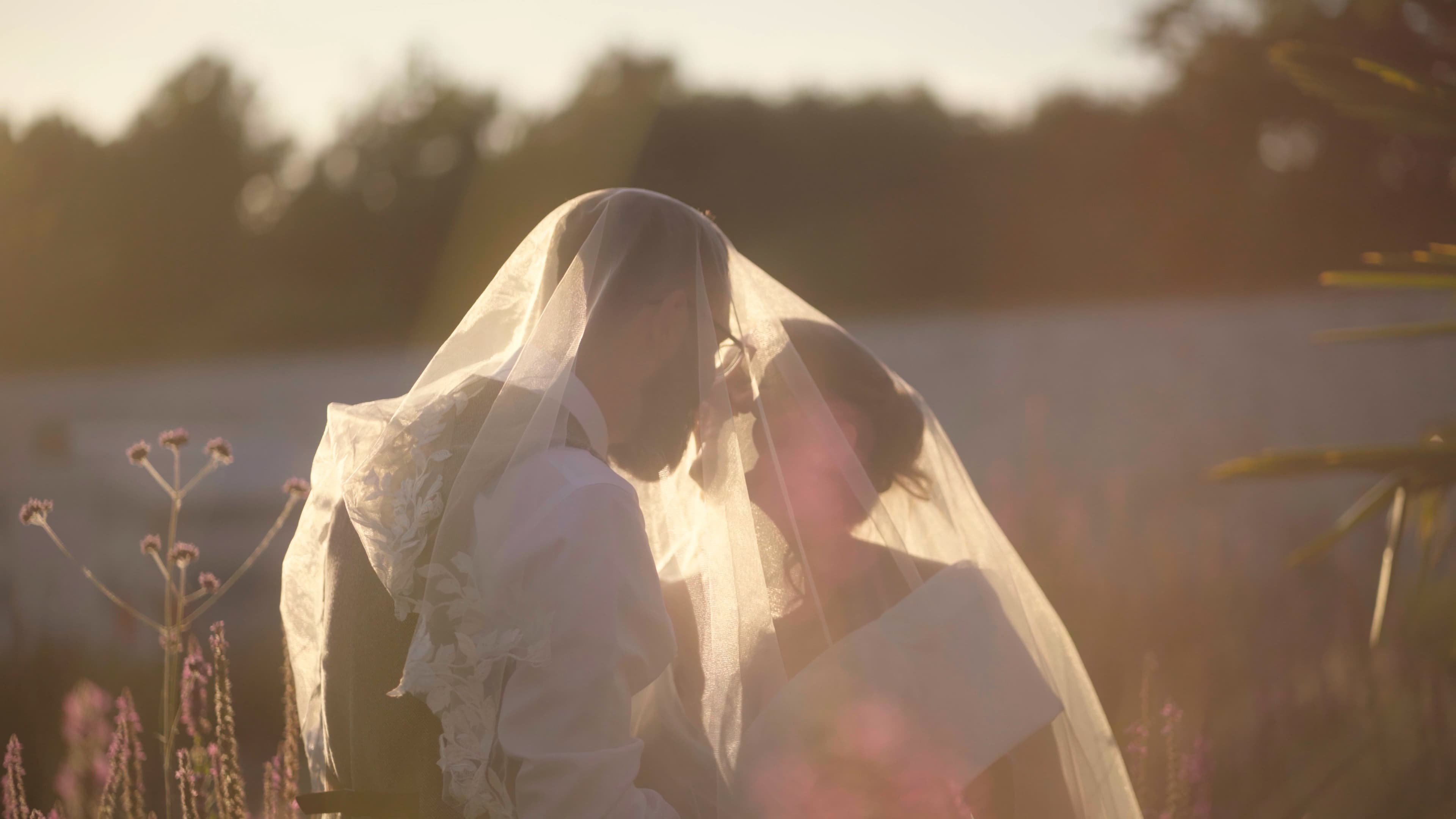 Lewis spinning Sarah during golden hour