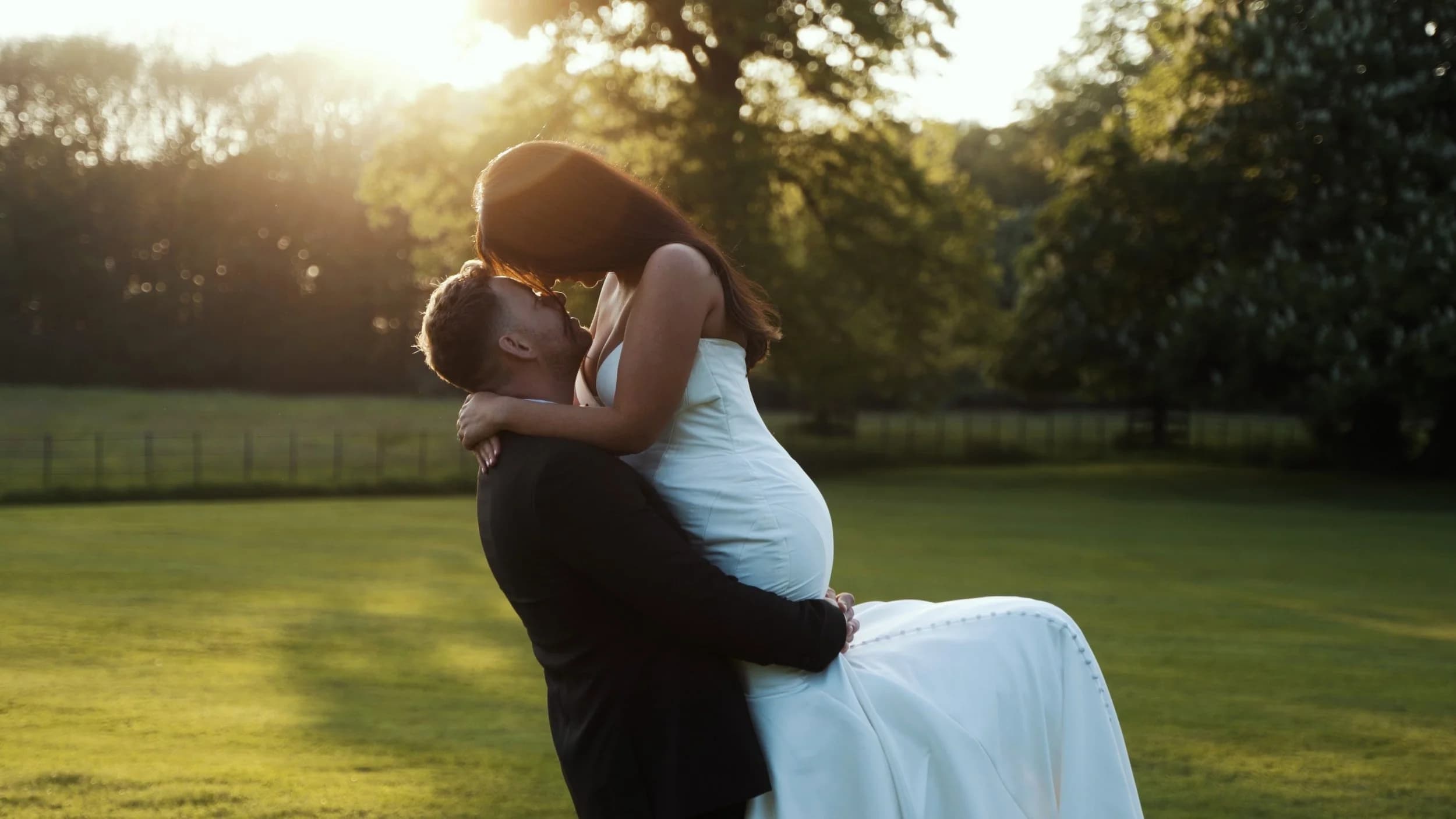 Wedding couple at Rise Hall near Hull